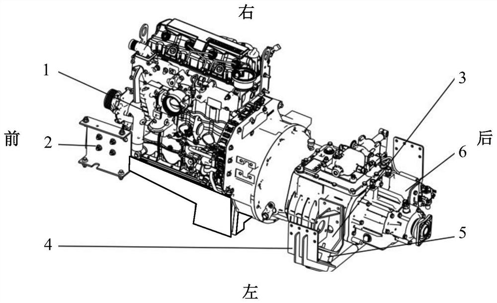 Gearbox suspension support