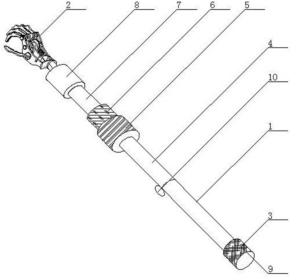 Simulated hand picking device