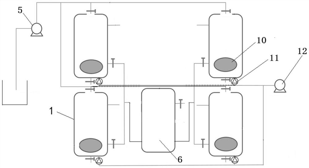 A gravity-driven hydrophilic membrane device and membrane cleaning method for algae-containing water treatment