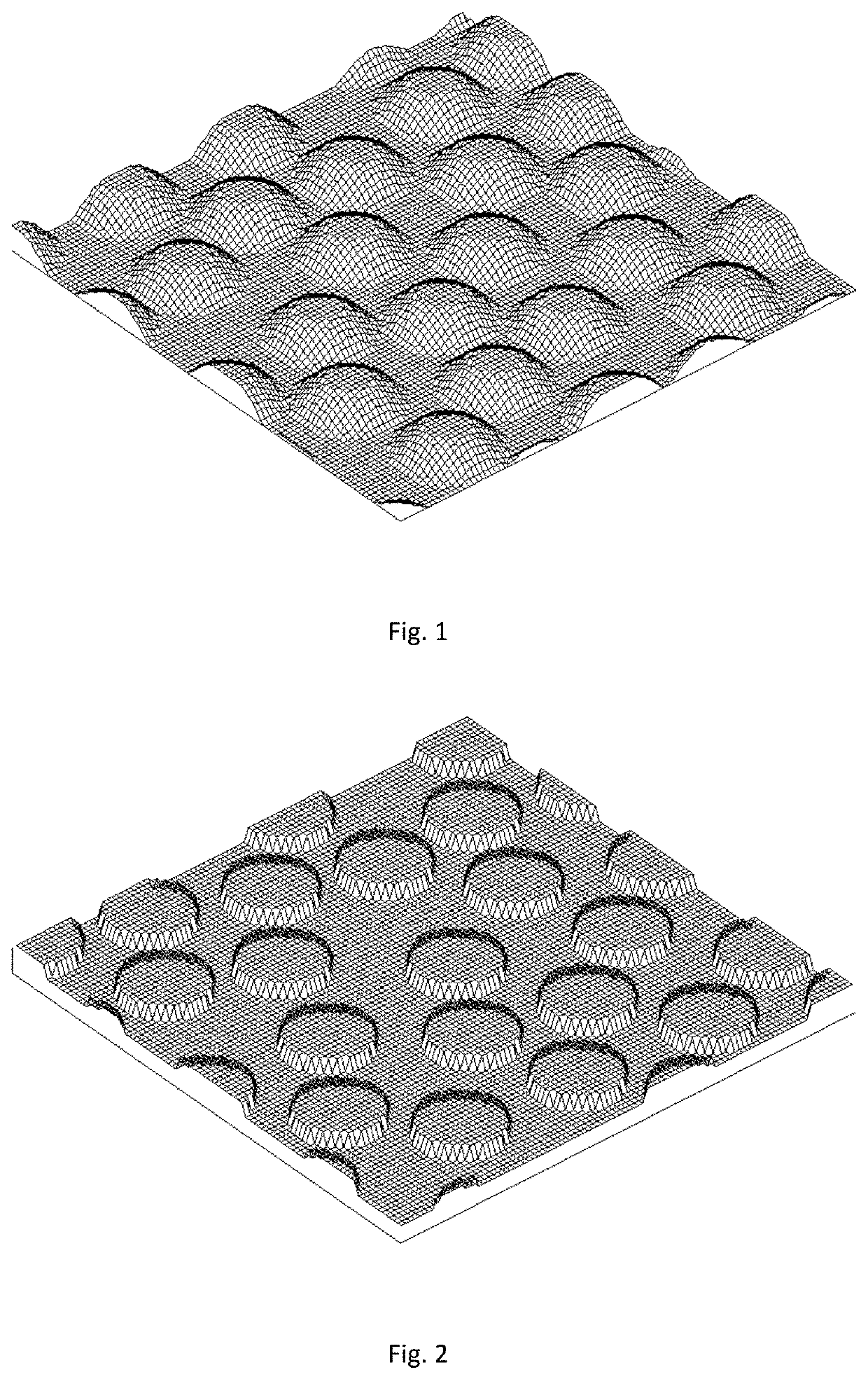 Roll for rolling surface topography of steel plate and method for manufacturing same