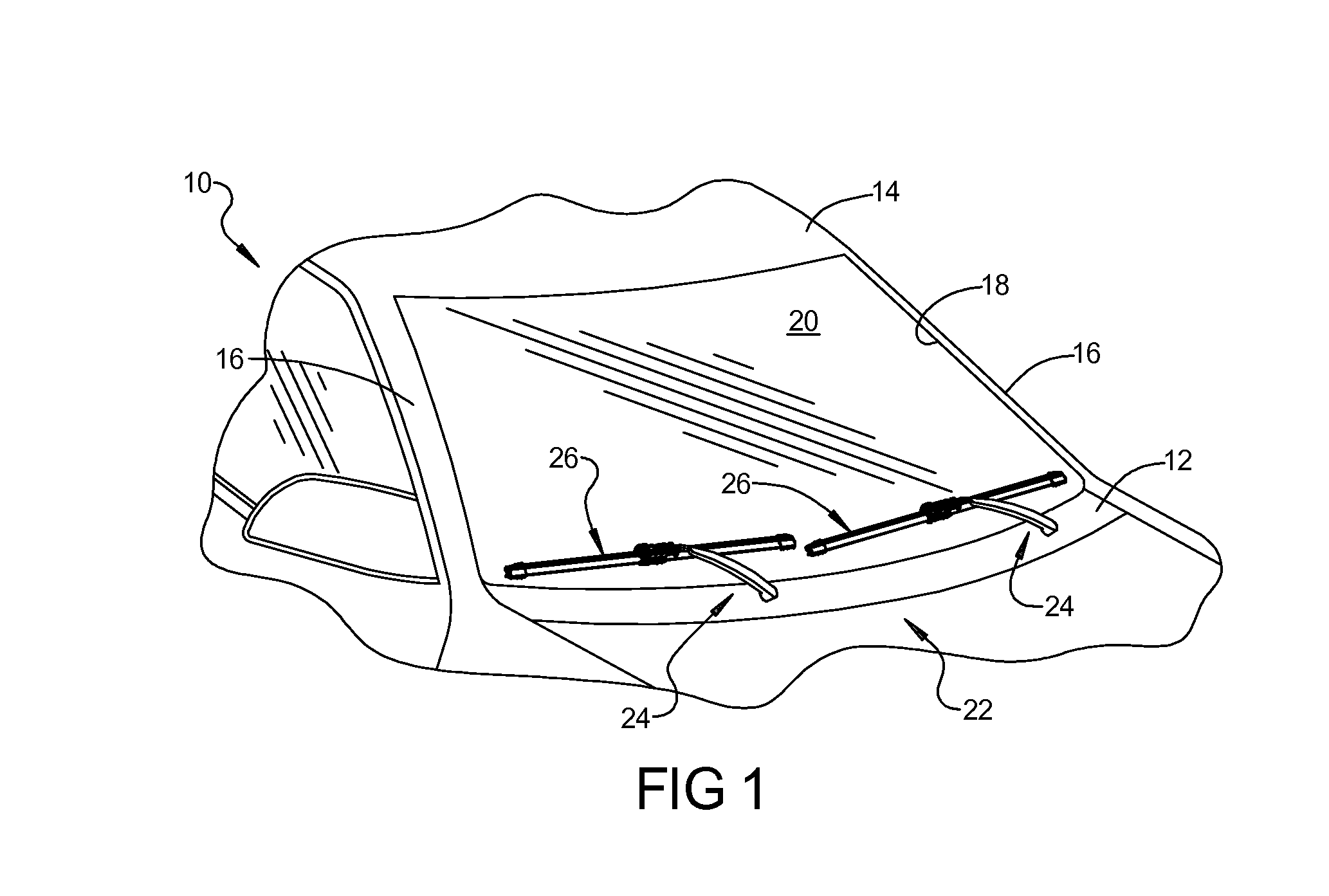 End cap for wiper assembly