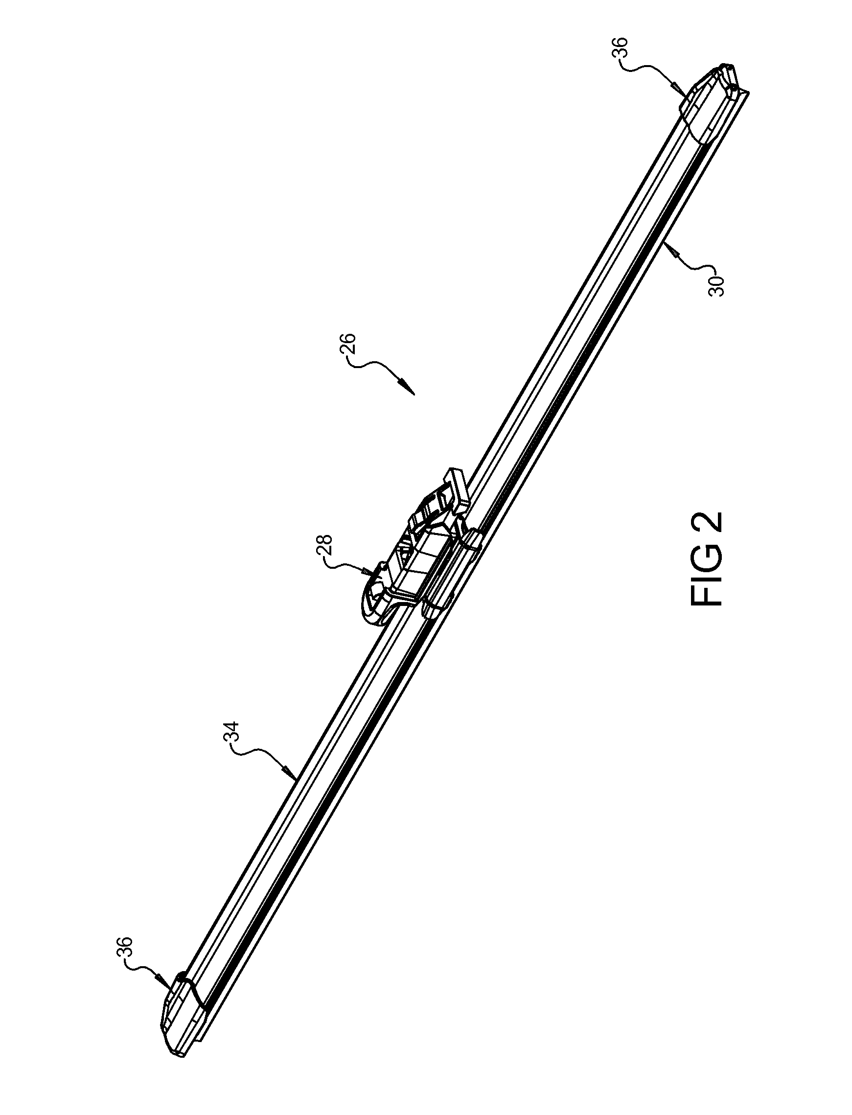 End cap for wiper assembly