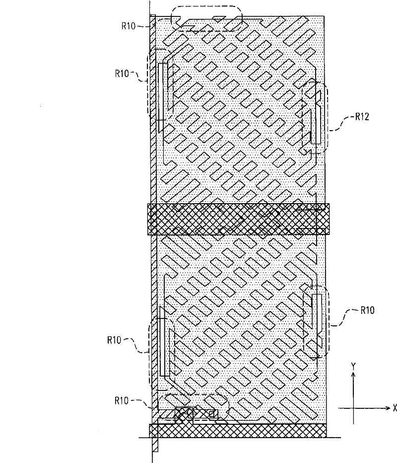 Multidomain vertical orientation liquid crystal display panel