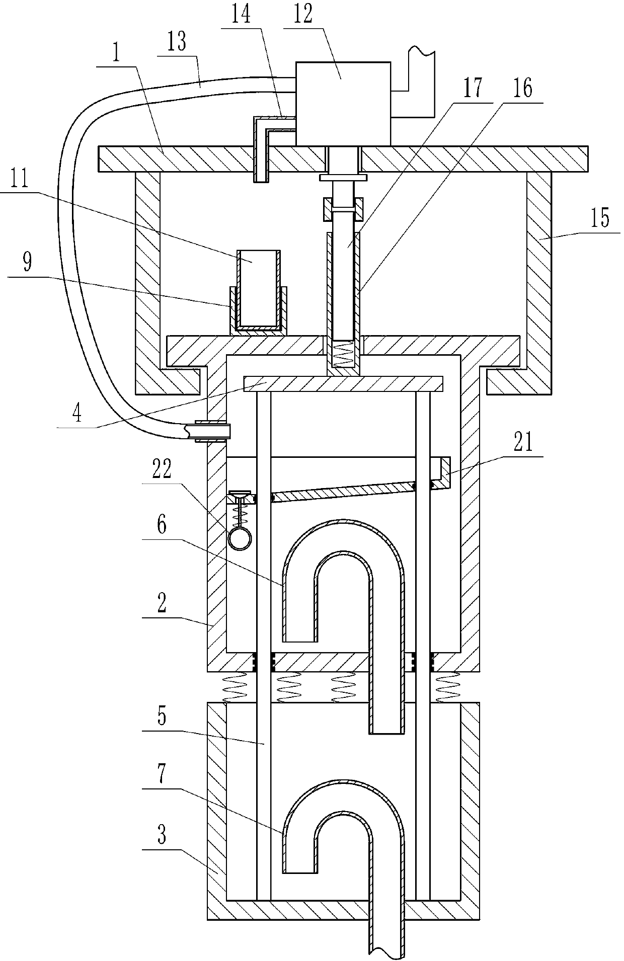 Boiler water quality automatic sampling device