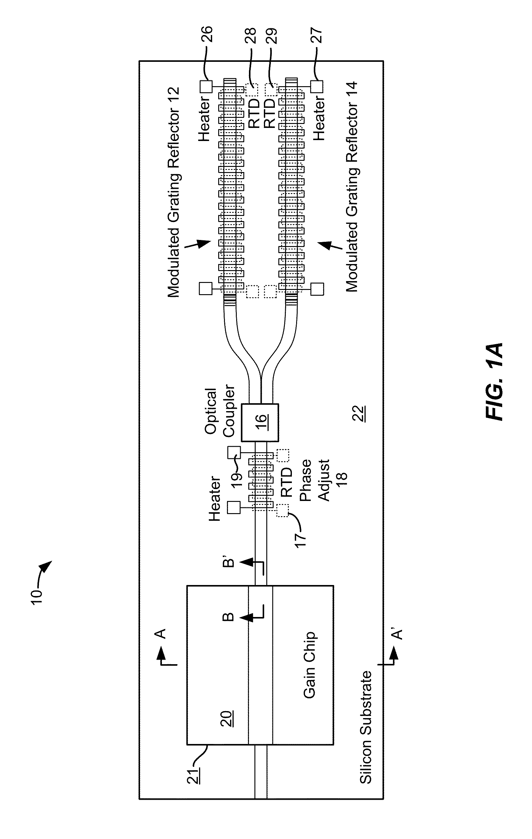 Tunable hybrid laser with carrier-induced phase control