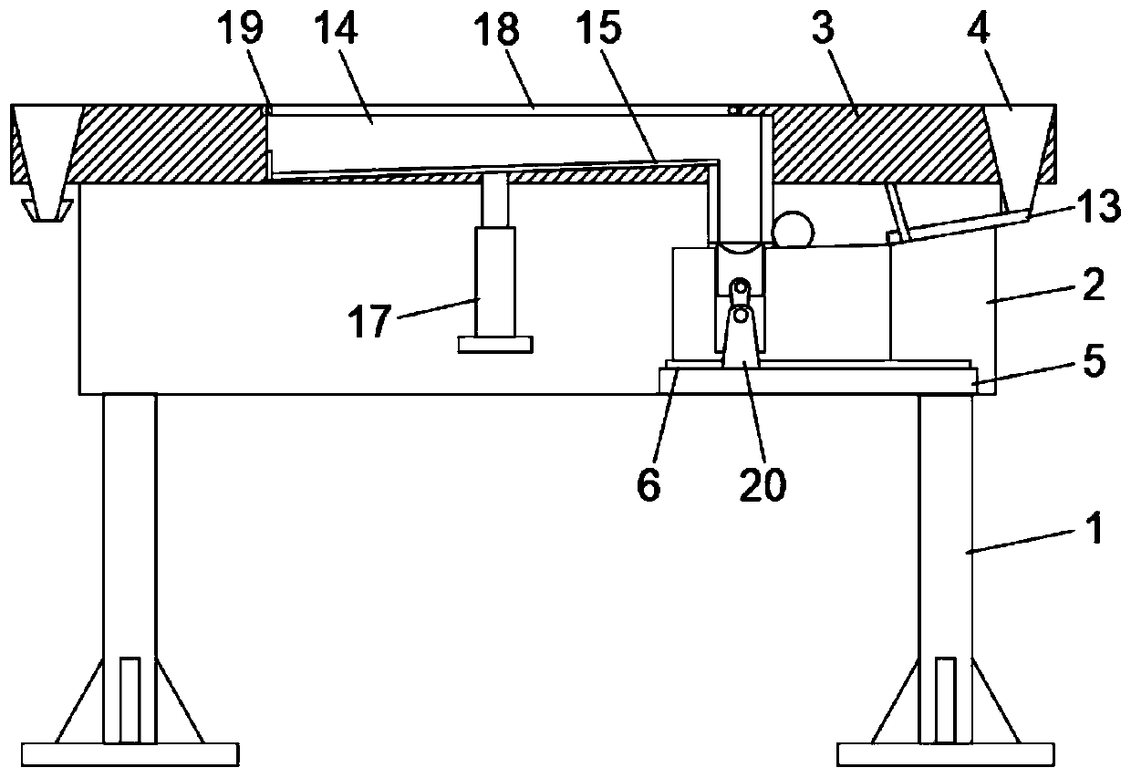 A snooker table with automatic ball loading function