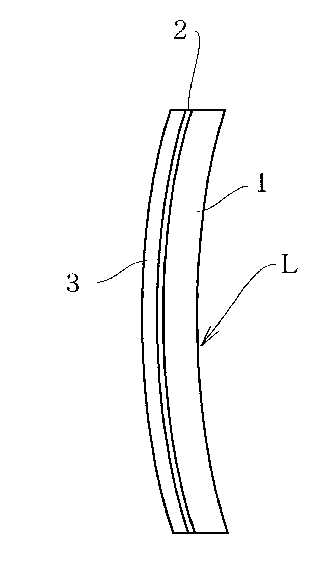 Metallic vapor deposition lens provided with a protection coat and a method of producing the same