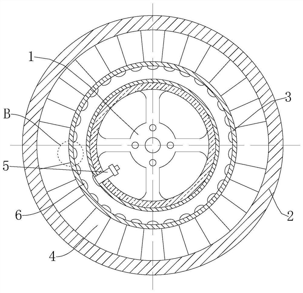 Puncture-proof tire and inflation method thereof