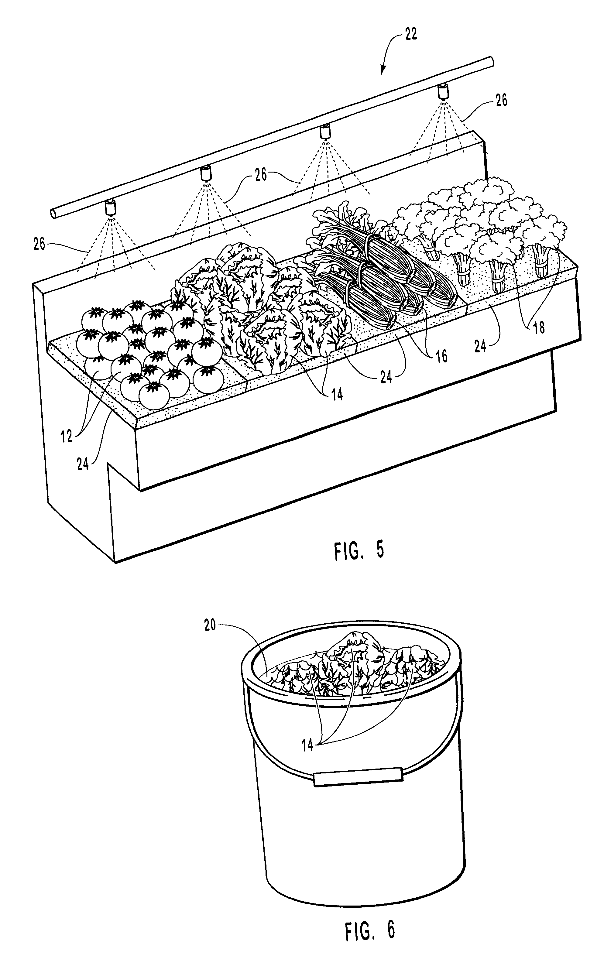 Treatment of perishable products using aqueous chemical composition
