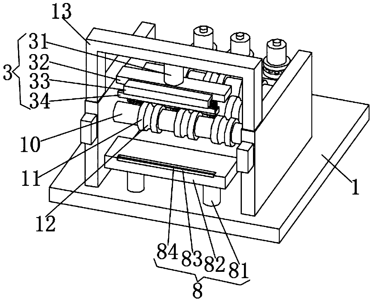 Hot cutting machine capable of preventing line from untwisting after cutting off of line