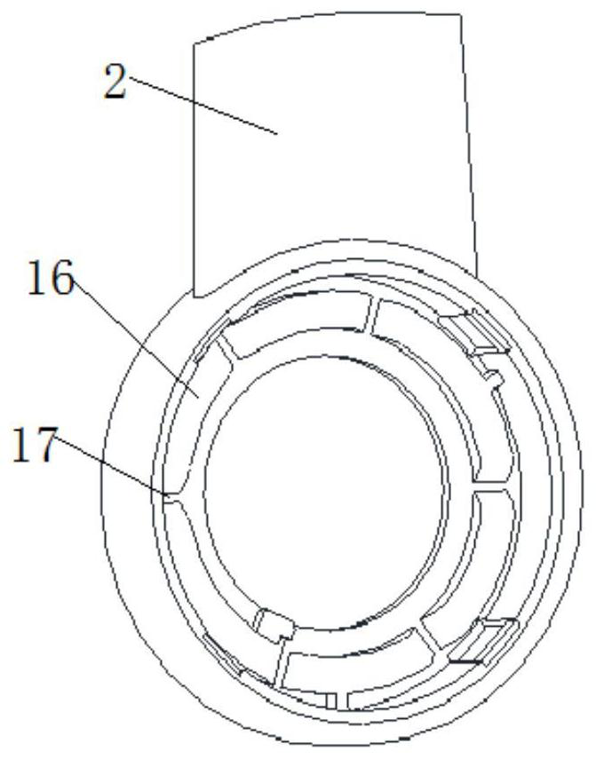 Handle structure for portable instrument, portable instrument and use method