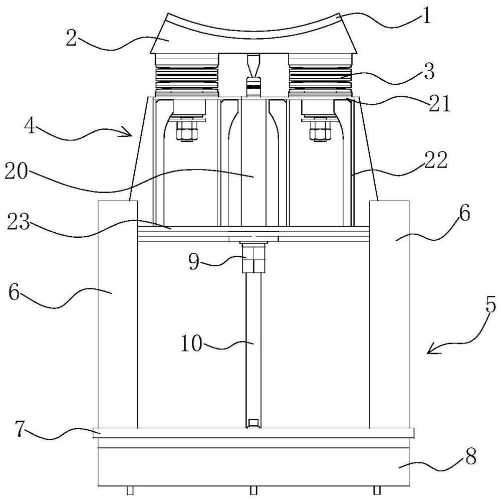 Auxiliary supporting mechanism