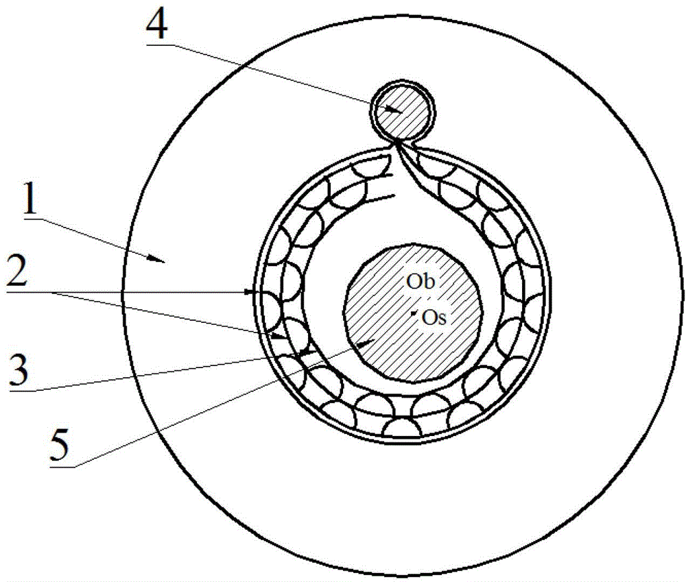 Multi-layer bubbled foil radial dynamic pressure gas bearing