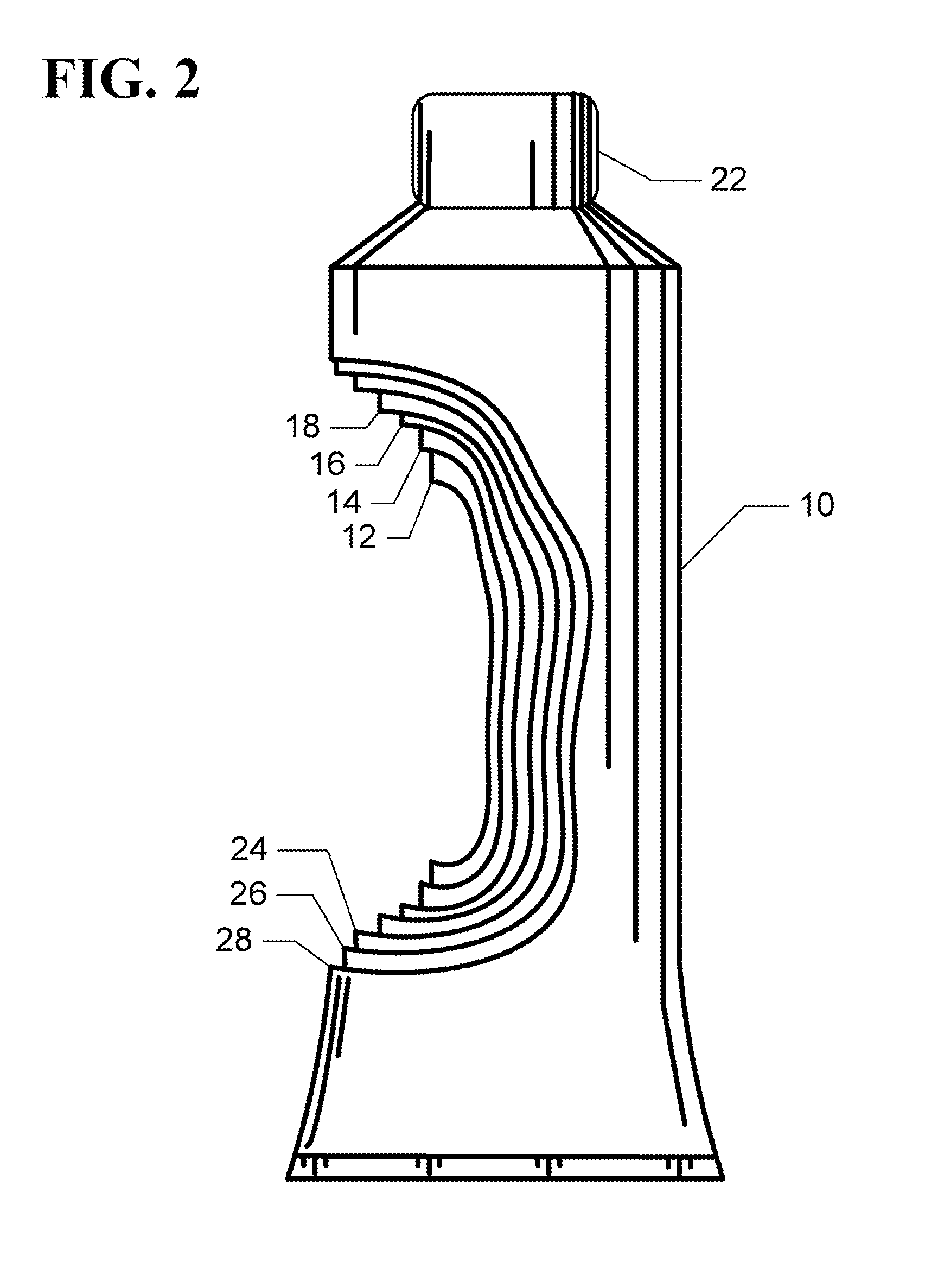 Laminate Tube Having a Resilent Copolymer Coating