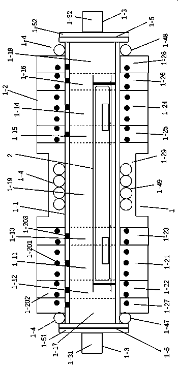 Phosphorus-germanium-zinc polycrystal pressurized synthesis device and synthesis method