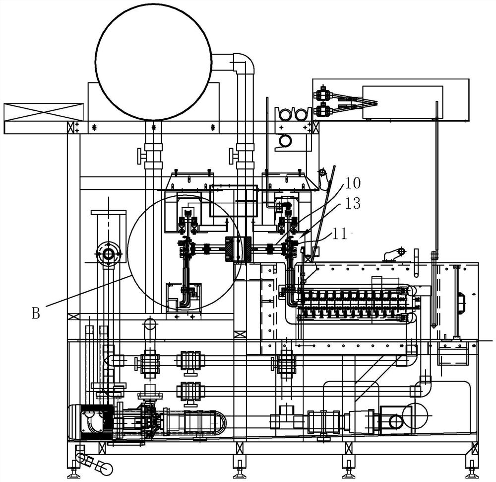 Horizontal copper and tin plating equipment for circuit board micropores with high aspect ratio