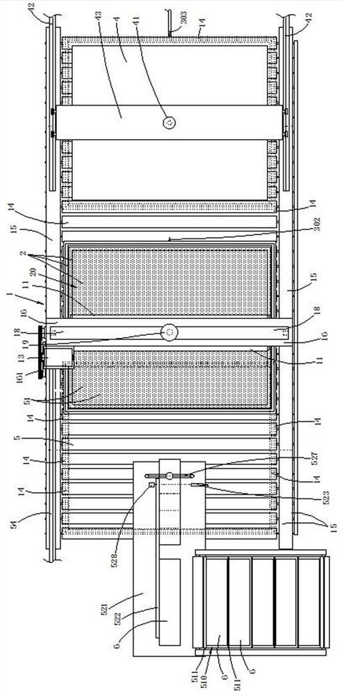 Roll forming device for mud porcelain slabs that is easy to take out