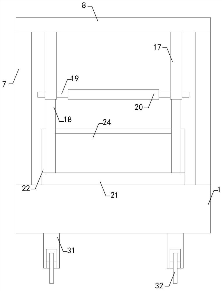 Warehousing auxiliary device for track gasket machining