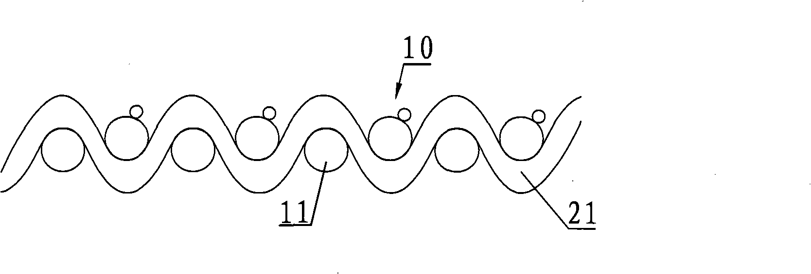 Radiation-proof fabric and production process thereof