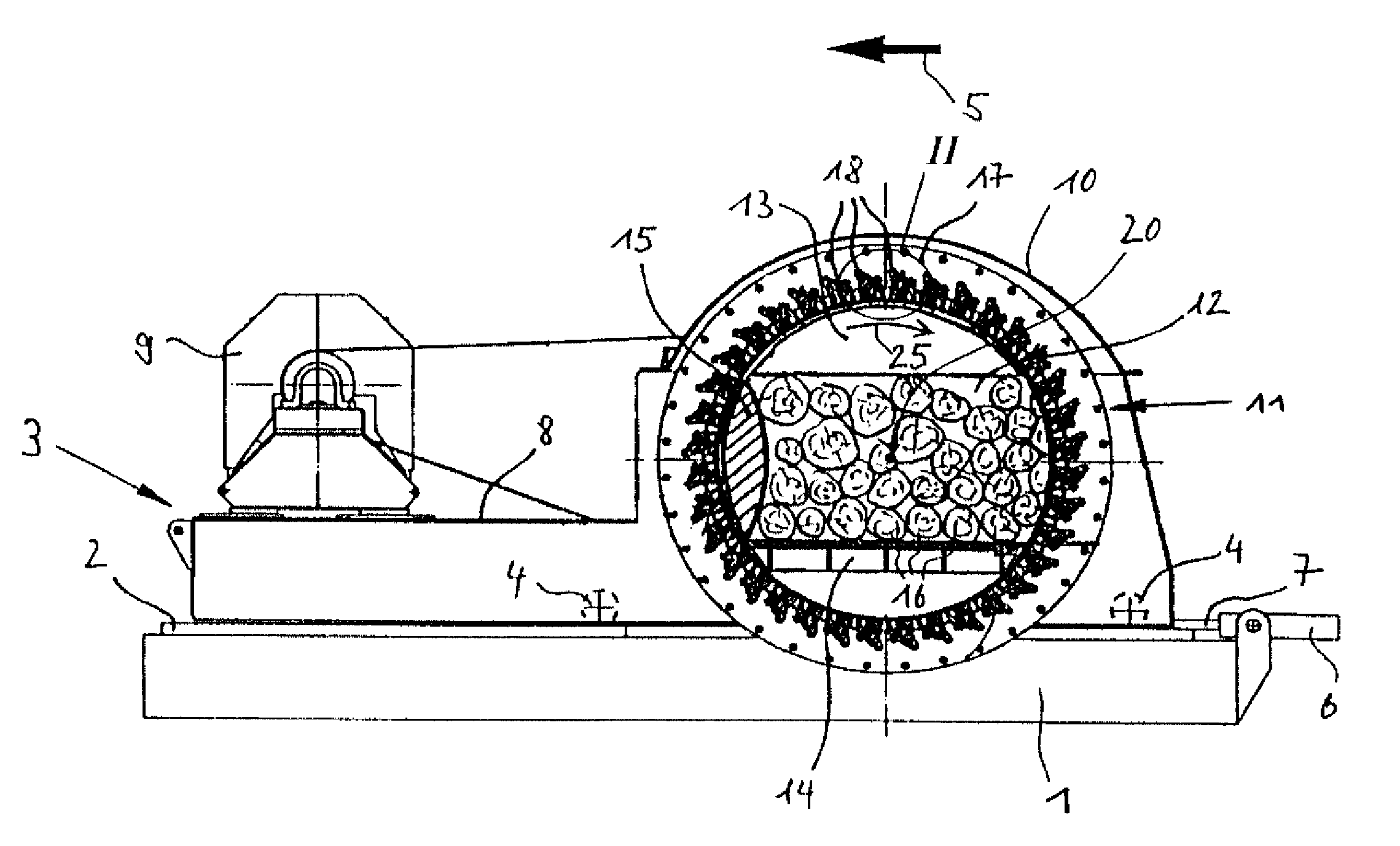 Comminuting unit for a comminuting device for comminuting feed material, in particular knife basket