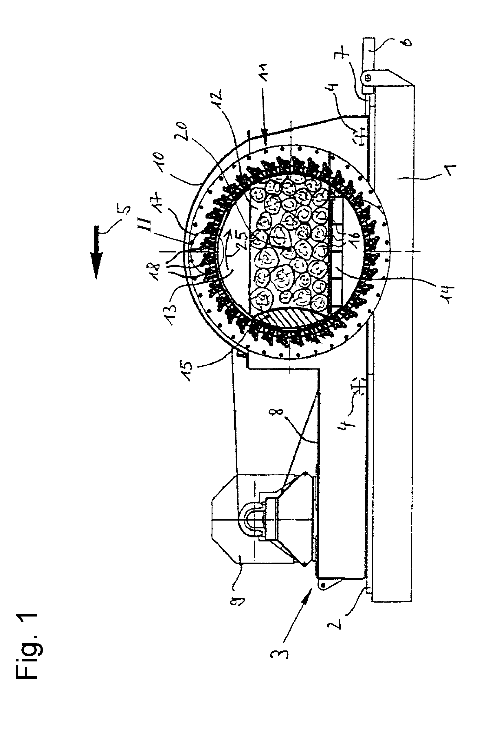 Comminuting unit for a comminuting device for comminuting feed material, in particular knife basket