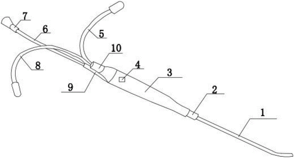 Low-temperature plasma electrode device used for department of otorhinolaryngology