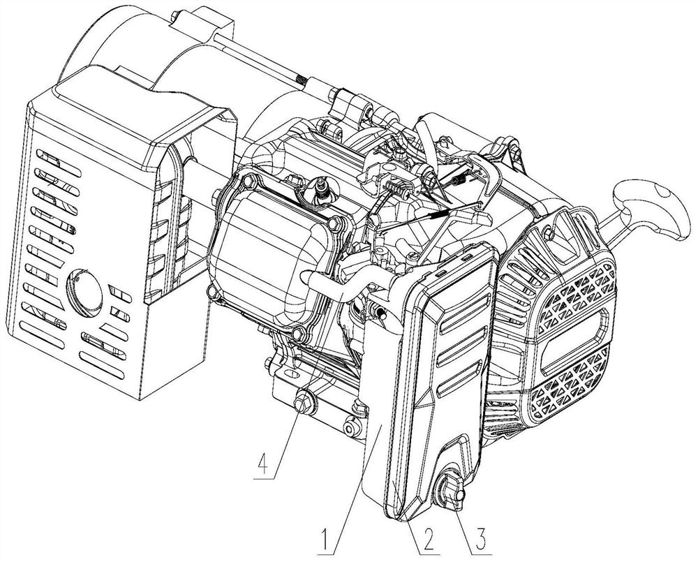 Air filter, internal combustion engine and internal combustion engine driven generator