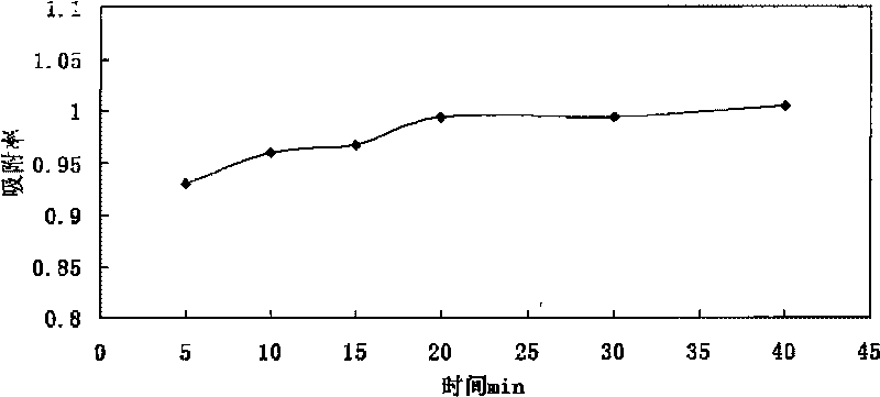 Functionalized nano-fiber heavy metal ion adsorbing material and preparation method thereof