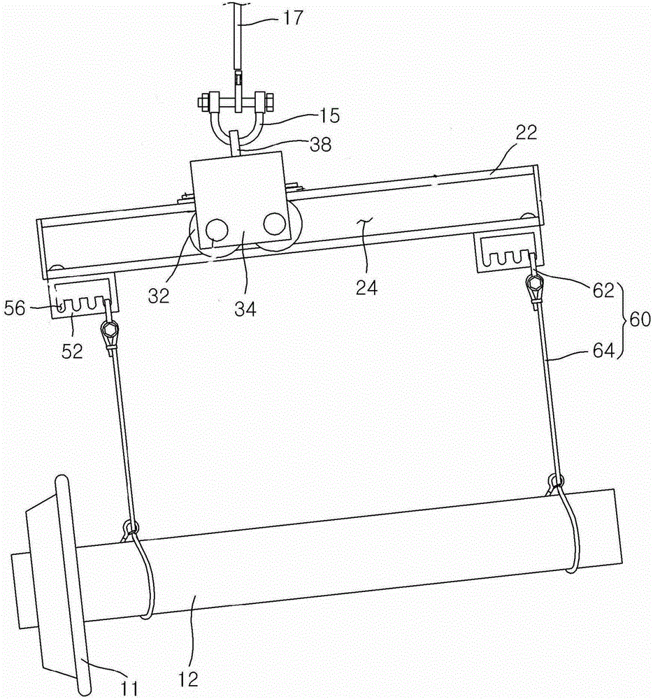 Portable iron core overturning mechanism