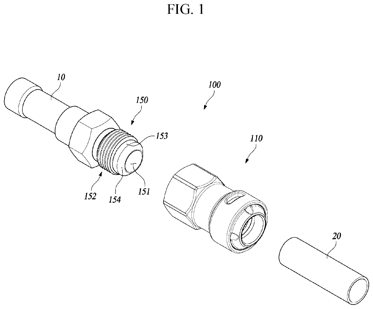 Connecting device for piping