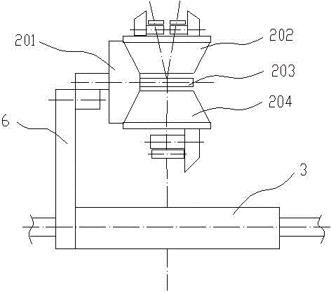 Method for preparing mixed-color single yarns and device for implementing method