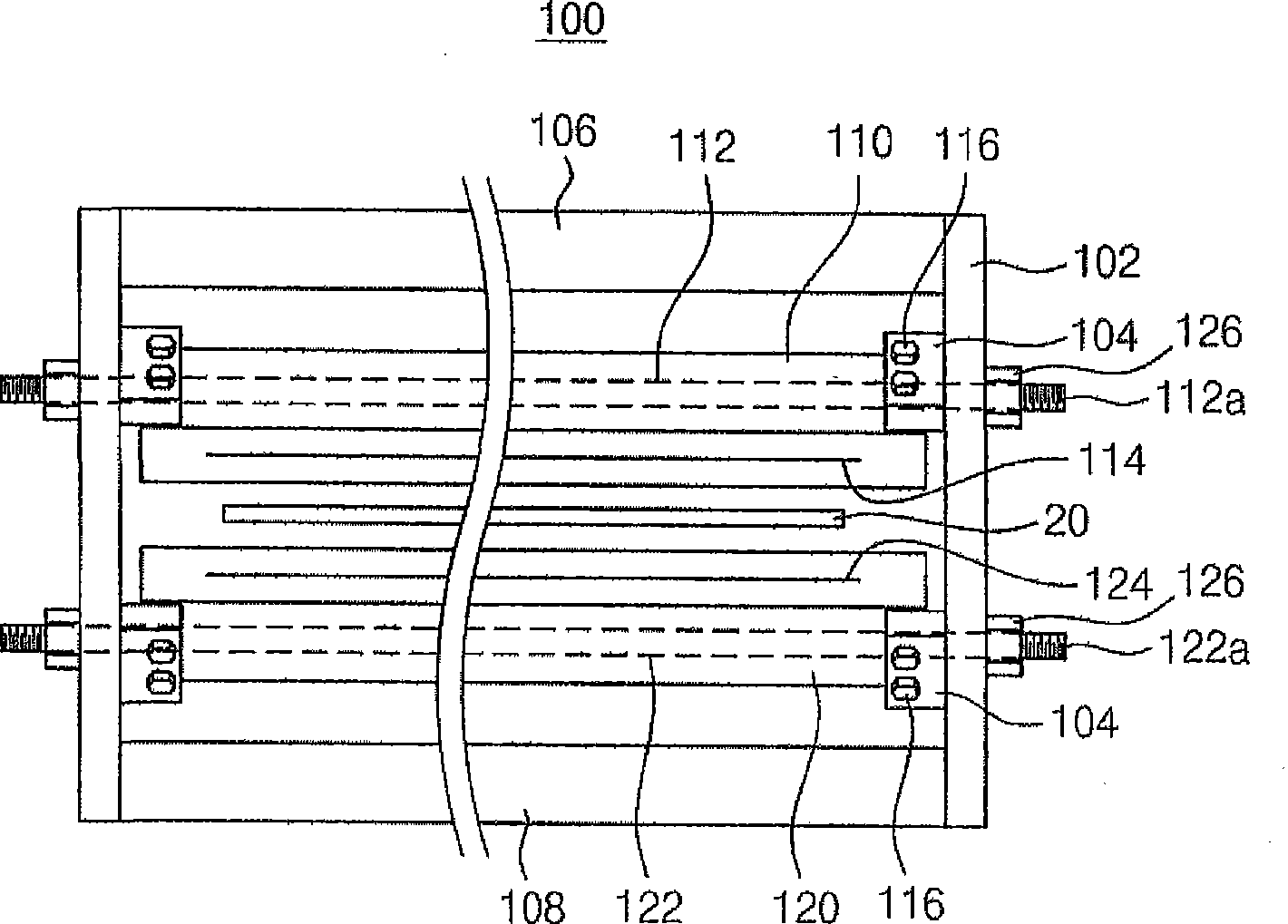 Device for supplying processing fluid and device for processing substrate having the same