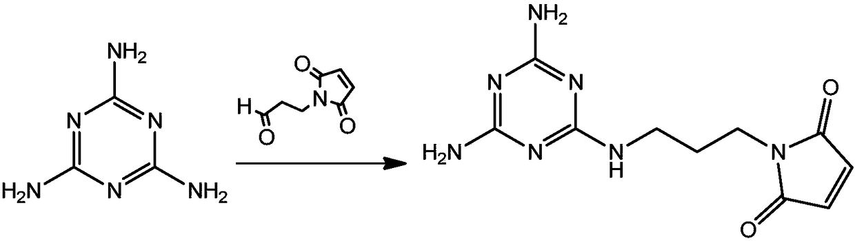 Fluorescent microsphere immunochromatographic test strip for detecting melamine residue and its preparation method and application