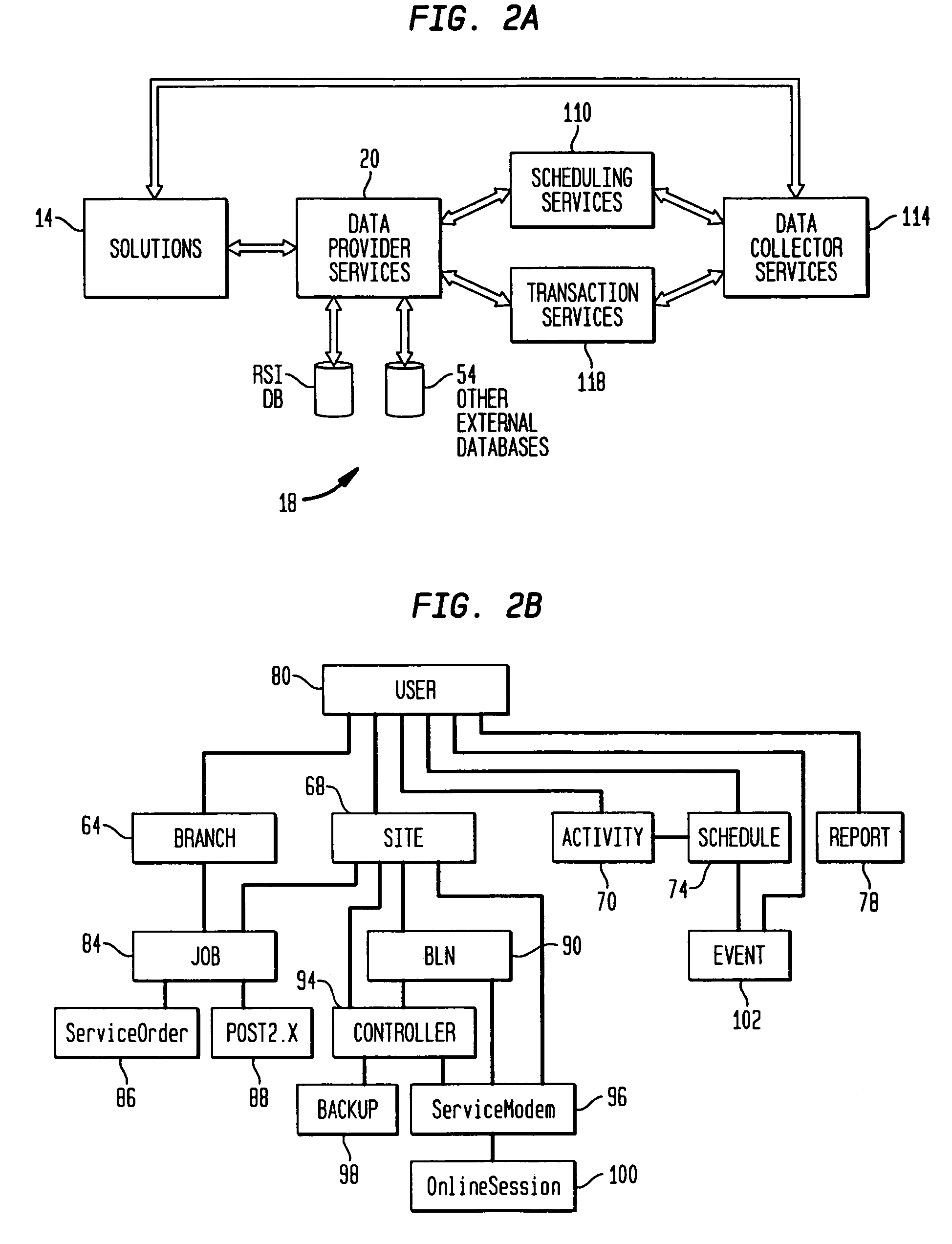 Method and system for obtaining service related information about equipment located at a plurality of sites