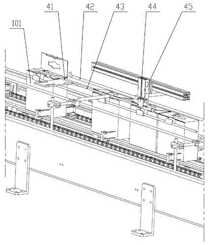 Automatic paper gift-box packing forming device and forming processes