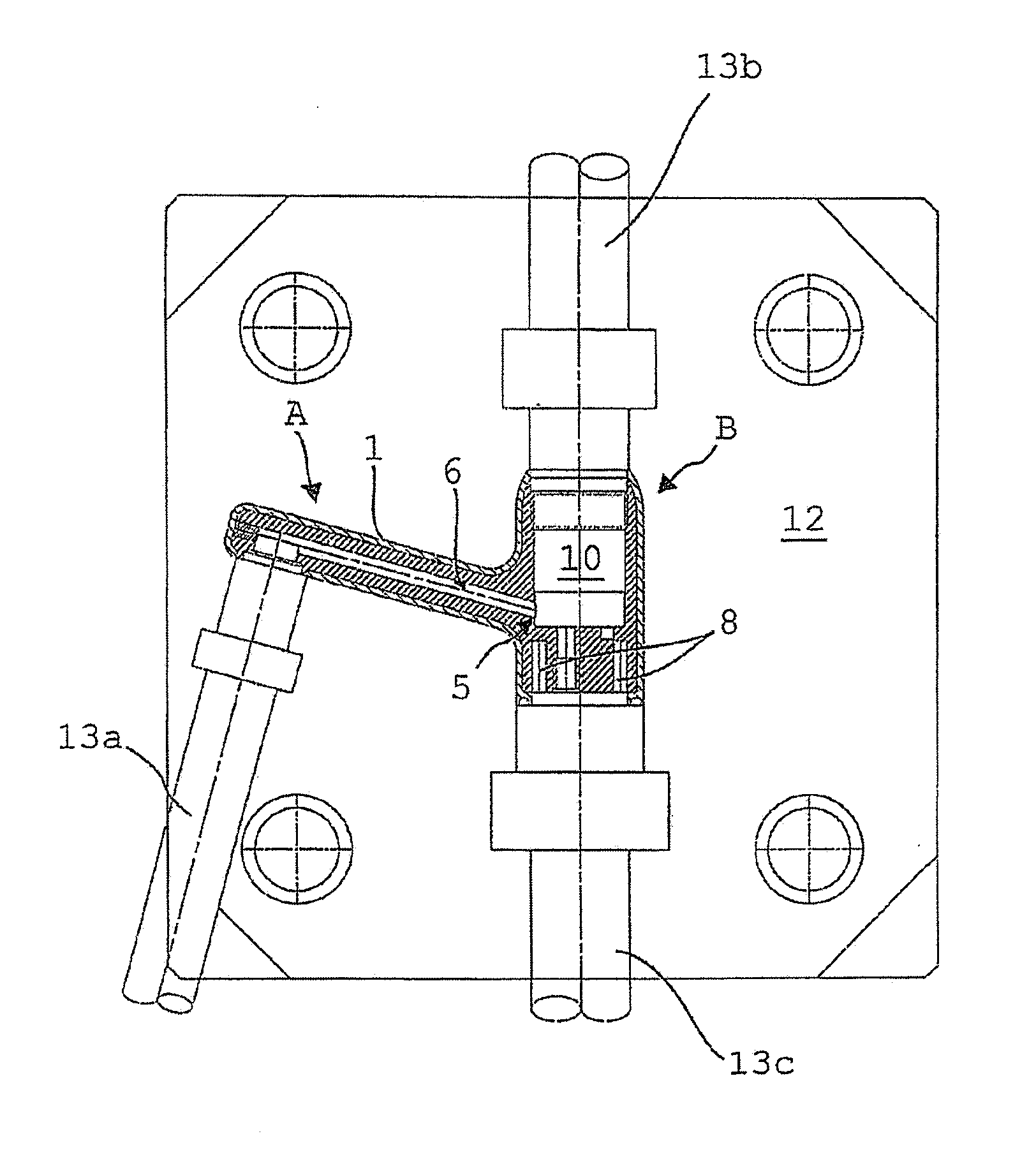 Die cast component and a method for producing a die cast component