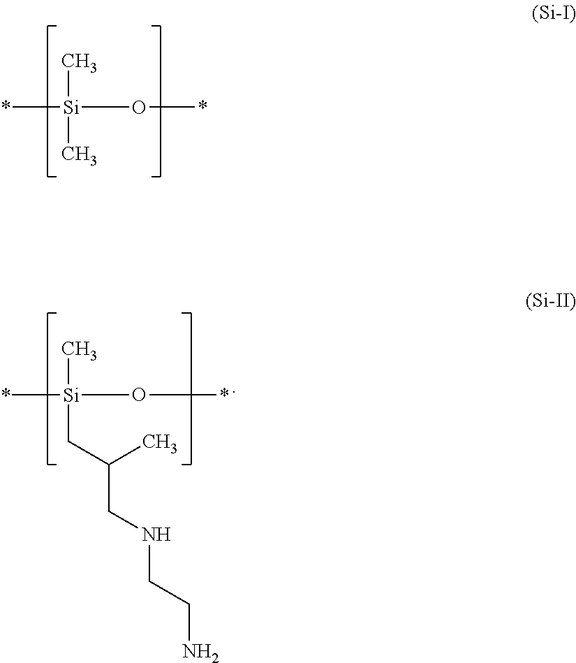 Kit and method for dyeing keratinous material by means of aminosilicone and a chromophoric compound