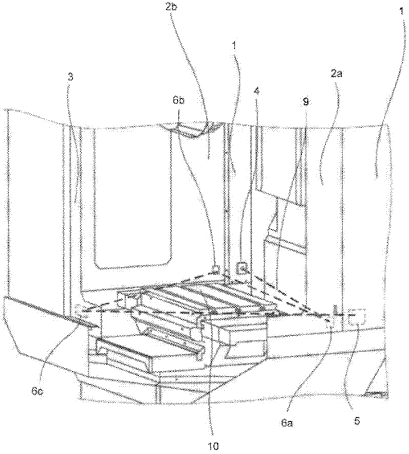 Detection and protection assembly for machine tool protective cover