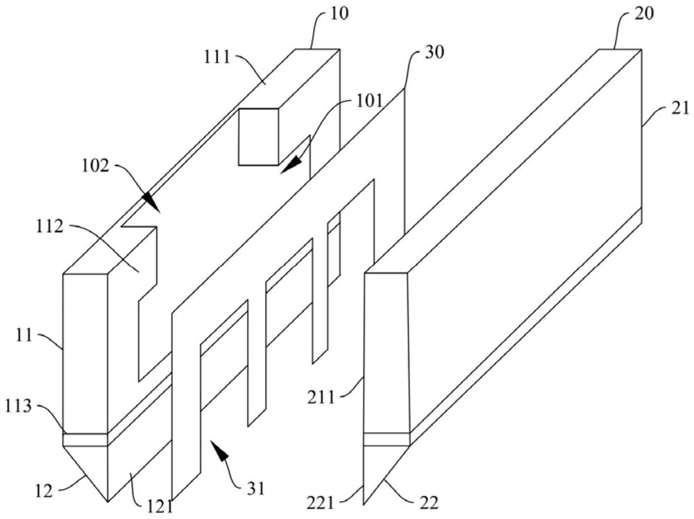 Narrow slit coating unit, method and device