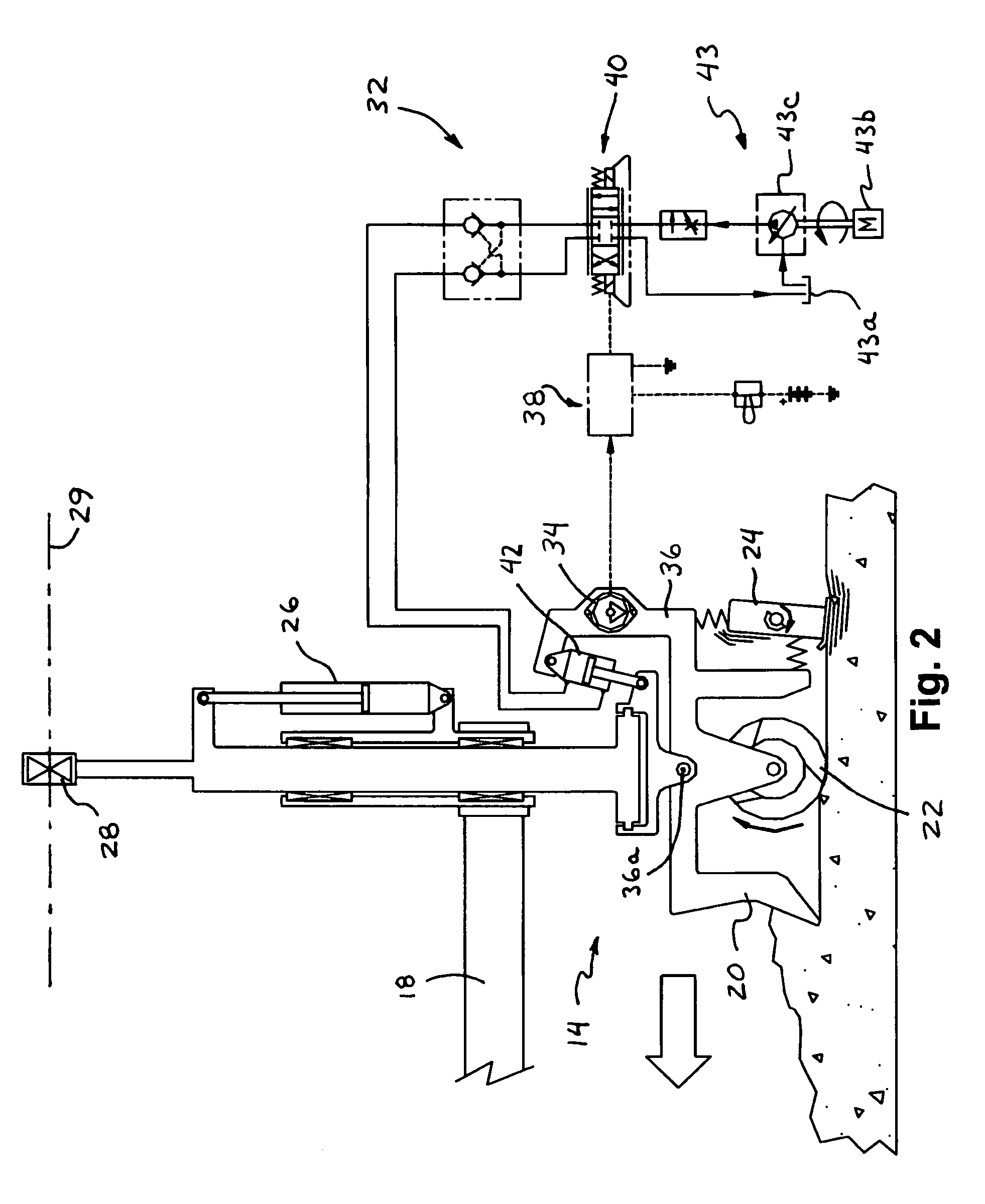 Apparatus and method for improving the control of a concrete screed head assembly