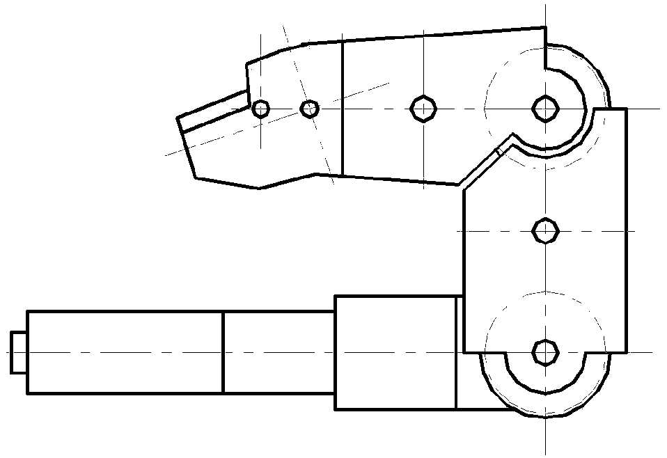 Gear train type under-actuated bionic artificial limb finger