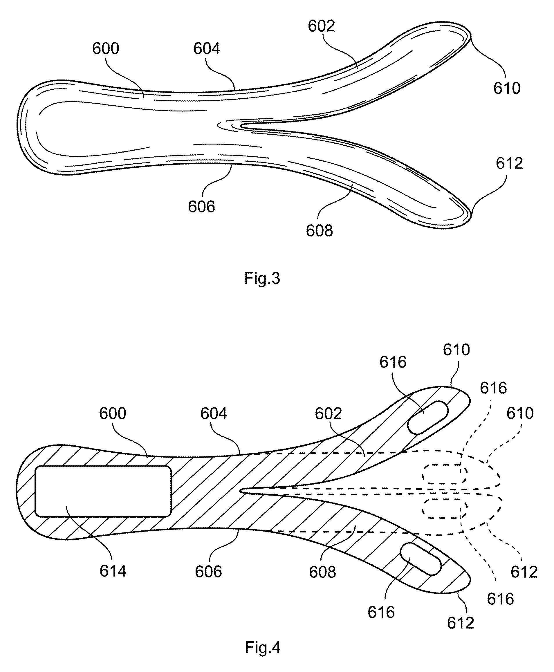 Stimulator with flexible elements (variant embodiments)