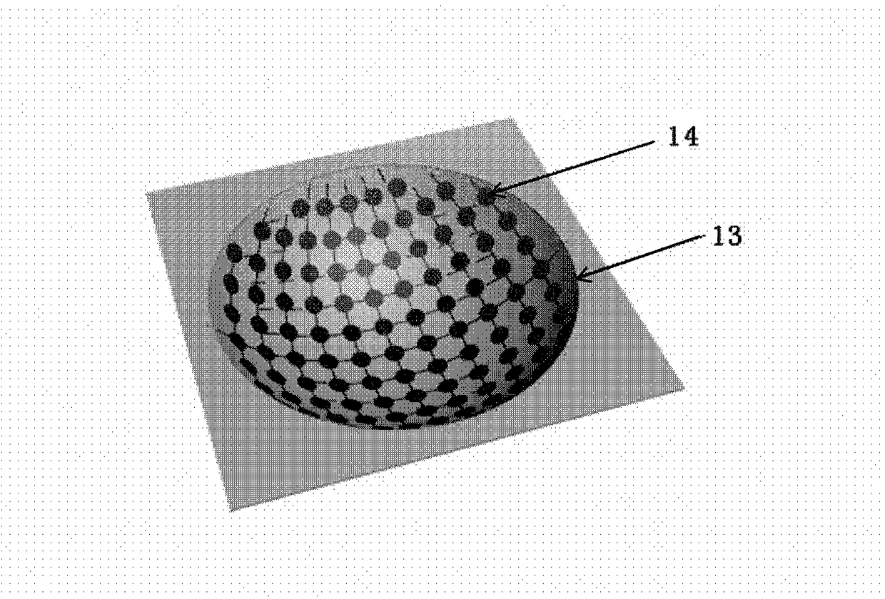 Infrared imaging device, fabrication method thereof and simulation infrared spherical camera