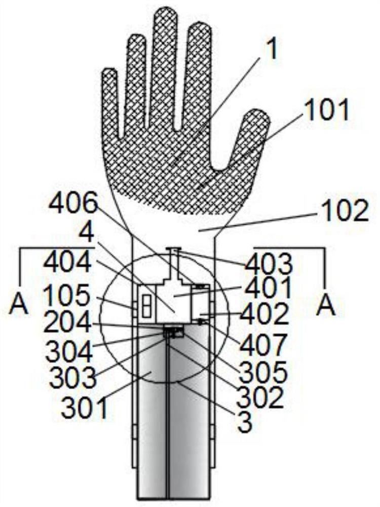 Spray glove for preventing new coronavirus infection