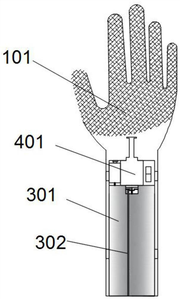 Spray glove for preventing new coronavirus infection