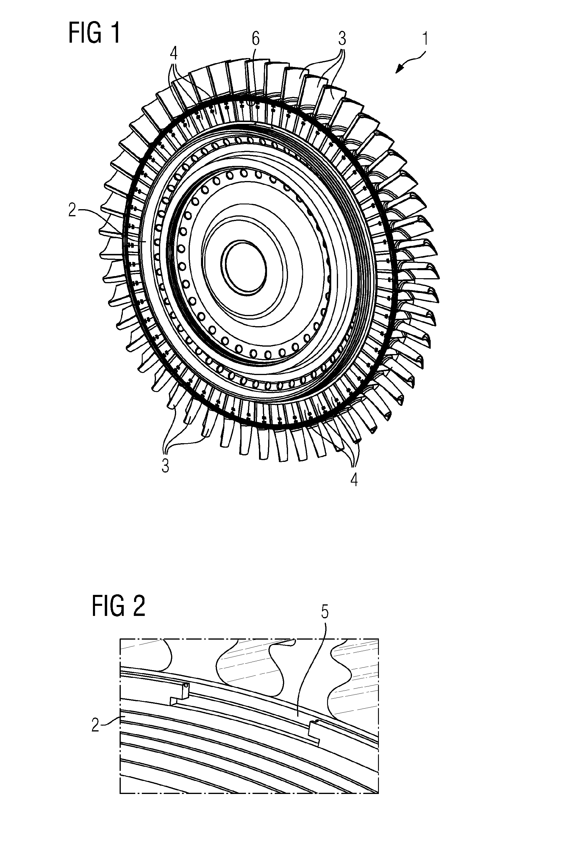 Wheel disk assembly and method for assembling a wheel disk assembly
