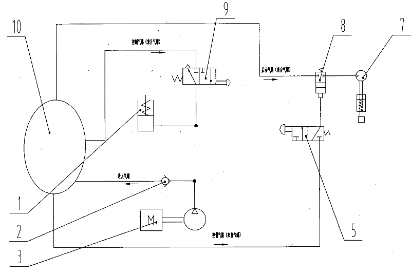 Air-start protection device for diesel engine and air-start diesel engine including the device