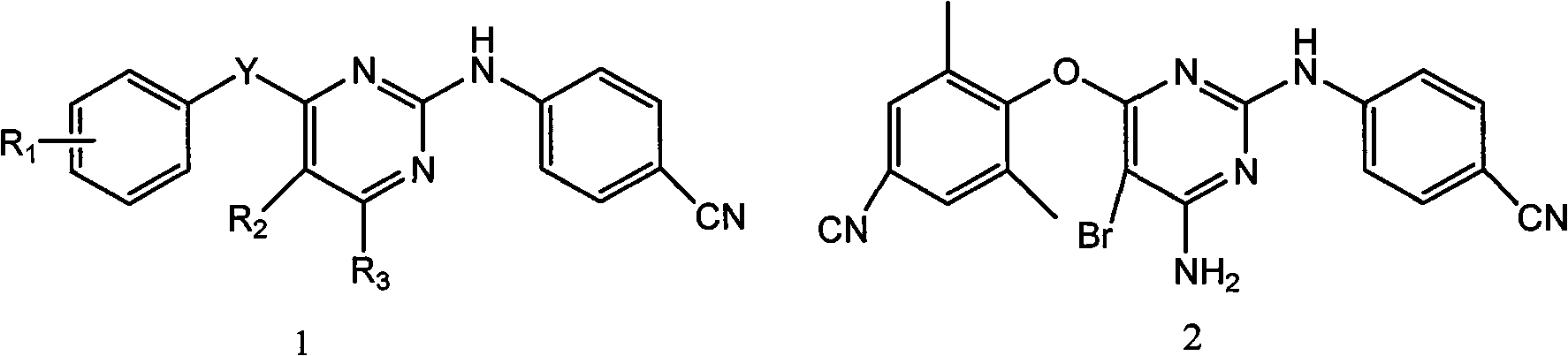 Preparation method of 4-[(4,6-dihydroxyl-2-pyrimidinyl)amino] cyanobenzene