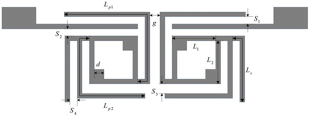 Dual-mode three-way wide-band filter based on multi-branch loaded square resonance ring