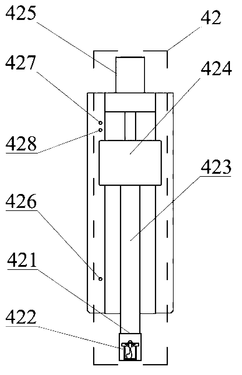 Axle radial ultrasonic automatic flaw detecting device and control method